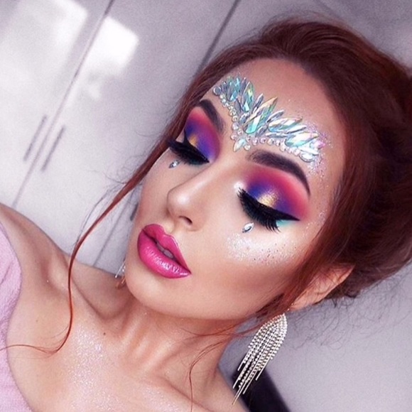 Rave Festival Crystal Rhinestone Face Jewels - Picture 10 of 16